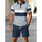 📢📢53% OFF !! ⏰ Men's Two-Piece Shirt and Shorts Set(No need match outfits )