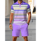 📢📢53% OFF !! ⏰ Men's Two-Piece Shirt and Shorts Set(No need match outfits )