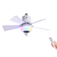 🏆LAST DAY SALE ONLY￡19.99 with Adaptor!!🎁BreezGlow™ Smart E27 Ceiling Fan Light with Hi-Fi Bluetooth Speaker & Mood Lighting  Cool Breezes • Crystal-Clear Sound • 16 Million Colours💡🌬️🎵