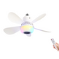 🏆LAST DAY SALE ONLY￡19.99 with Adaptor!!🎁BreezGlow™ Smart E27 Ceiling Fan Light with Hi-Fi Bluetooth Speaker & Mood Lighting  Cool Breezes • Crystal-Clear Sound • 16 Million Colours💡🌬️🎵