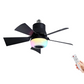 🏆LAST DAY SALE ONLY￡19.99 with Adaptor!!🎁BreezGlow™ Smart E27 Ceiling Fan Light with Hi-Fi Bluetooth Speaker & Mood Lighting  Cool Breezes • Crystal-Clear Sound • 16 Million Colours💡🌬️🎵