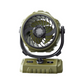 🌬️ 6-inch kampeerventilator met 100 snelheidsstanden – oscillerend, met ledverlichting, digitaal display en grote accu voor buiten en thuis