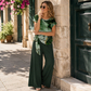 ⏳Last Day 50% OFF☀️🎁Women’s Printed Wide-Leg Lounge Set 🌸Breathable 2-Piece Outfit • Soft Knot Top + Flowing Trousers • Wrinkle-Resistant 🌿🇬🇧
