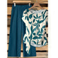 ⏳Last Day 50% OFF☀️🎁Women’s Printed Wide-Leg Lounge Set 🌸Breathable 2-Piece Outfit • Soft Knot Top + Flowing Trousers • Wrinkle-Resistant 🌿🇬🇧
