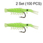 🥳2026 HOT SALE🥳💞50K+ SOLD!🐟💪 50% OFF! 50PCS Soft Shrimp Lures – Realistic texture, sharp hidden hooks. Works in rivers, lakes & sea. No more missed strikes! 🏆🎣