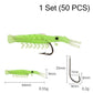 🥳2026 HOT SALE🥳💞50K+ SOLD!🐟💪 50% OFF! 50PCS Soft Shrimp Lures – Realistic texture, sharp hidden hooks. Works in rivers, lakes & sea. No more missed strikes! 🏆🎣