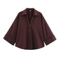 💖LAST DAY SALE 50% OFF💖Women’s Lightweight Linen-Blend Shirt – Elegant Wide Sleeve & Notched Lapel ✨ | Breathable, Wrinkle-Resistant🌸🇬🇧