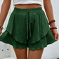 🎁2026 New Arrivals 50% OFF💥Women's Ruffle Layered Flowy Shorts – Skirt-Like Look, Elastic Waist, Breathable 🌸