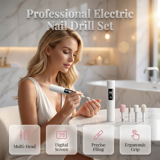 🔥LAST DAY BUY 1 GET 1  FREE!!💞Professional 5-in-1 Electric Nail Polisher ✨ | Salon-Quality Shine at Home – Quiet, Safe & Rechargeable 💅🇬🇧