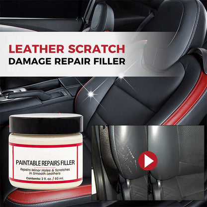 🏆LAST DAY SALE ONLY ￡7.99!!✨Premium Leather Repair Filler | Instant Scratch & Scuff Fix for Sofas, Car Seats & Bags 🇬🇧 | Blends Seamlessly, No Heat Needed 🔧