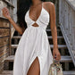 🎁LAST DAY SALE ONLY ￡15.99!!💥Women's Summer Sexy V-Neck Maxi Dress👙👗