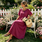 ⏳Time-Limited Special Price: ￡15.99!!🎁Women’s Button-Front Maxi Dress – Lightweight Cotton-Linen Blend 🌾👗Breathable • Pockets • Relaxed Fit • Wooden Buttons • Perfect for UK Summers, Holidays & Everyday Ease🇬🇧