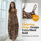 👗LAST DAY SALE ONLY ￡9.99!!🐆Women's Leopard Print Spaghetti Strap Maxi Dress