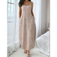 👗LAST DAY SALE ONLY ￡9.99!!🐆Women's Leopard Print Spaghetti Strap Maxi Dress