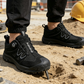 ⏳Last Day 50% OFF!!🔥Men’s Steel Toe Safety Shoes – Quick-Lace Tech • Waterproof • Slip-Resistant • All-Day Comfort 😎🛡️