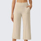 ⏳LAST DAY SALE ONLY￡11.99!!🌸Women's High-Waisted Stretch Cropped Pants