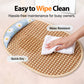 🔥Summer Hot Sale 50% OFF🧊Summer Cooling Dog Bed with Rattan Mat and Supportive Pillow Border