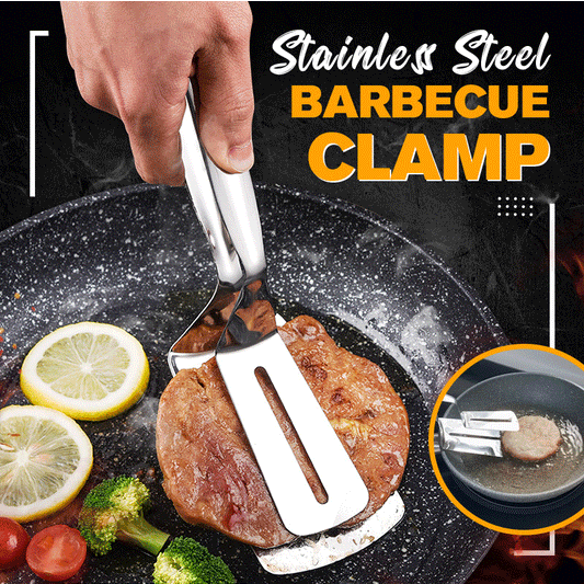 🎉LAST DAY BUY 1 GET 1 FREE!!🍳 3-in-1 Cooking Clamp – Grab, Flip & Drain Oil – One Tool for Steak, Fish & Patties! ✨