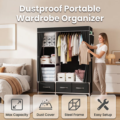 ⏳Last Day Promotion 60% OFF🔥ClosetCrate™ – The Full-Sized, No-Frills, All-Function Wardrobe That Fits Your Flat and Your Pay Cheque.