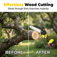 ⏰Ergonomic Mini Electric Saw with Safety Lock🔥 4-Inch 10-Section (Two Motors-Two Chains)🔥