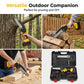 ⏰Ergonomic Mini Electric Saw with Safety Lock🔥 4-Inch 10-Section (Two Motors-Two Chains)🔥