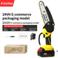 ⏰Ergonomic Mini Electric Saw with Safety Lock🔥 4-Inch 10-Section (Two Motors-Two Chains)🔥