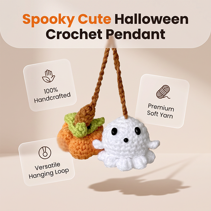 Halloween Handmade Crochet Pendant