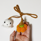 Halloween Handmade Crochet Pendant