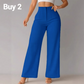 🌿LAST DAY SALE: ONLY ￡19.99!!🌼 Ladies' Solid Wide Leg Trousers — Loose Fit | Side Pockets | Versatile Neutral Colours