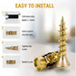 🔥LAST DAY SALE £6.99!!⚡50K+ SOLD!💪Self Drilling Drywall Anchors with Screws Kit🪨 Easy Install Wall Fixing Accessories🛠️🔩