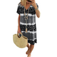🔥 LIMITED-TIME SALE ONLY ￡11.99! ✨Women's Casual Tie Dye Leopard Print V-Neck Dress