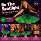 🎁LED Light Up Sequin Tutu Skirt Star Mesh Princess Skirt for Girls and Adults