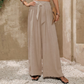👖 LIMITED-TIME SALE ONLY ￡13.99! ✨ Women's High-Waist Wide-Leg Pants – Tie-Front, Flowy, Crinkle 🌬️