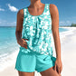 🩱Last Day Sale 50% OFF💃Women's Floral Print Tankini Two-Piece Swimsuit