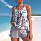 🩱Last Day Sale 50% OFF💃Women's Floral Print Tankini Two-Piece Swimsuit