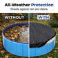 ⏳LAST DAY SALE ONLY ￡9.99!!🌊 SecureGuard™ Round Pool Cover – 100% Waterproof & Weatherproof | Trusted by UK Pool Owners 🇬🇧