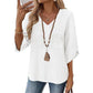 ⏳LAST DAY SALE ONLY ￡13.99!!💕Women's V-Neck Casual Embroidered Top