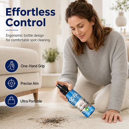 🥳2026 HOT SALE-￡6.99!! ✨ No‑Rinse Fabric Cleaner Spray – Just spray & wipe – no water, no rinsing. Perfect for sofas, carpets & upholstery – fresh in minutes! 🧼💨