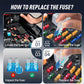 ⏳LAST DAY SALE ONLY ￡9.99!!🔥💞50K+ SOLD!🔌🚗 50% OFF! Car Fuse Assortment Kit – Micro, Mini & Standard blade fuses, colour‑coded for easy ID. 100‑300 pcs – be prepared for any electrical fault! 🔧✨