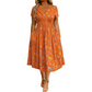 ⏳LAST DAY SALE ONLY￡17.99!!🌿Women's V-Neck Floral Print Dress with Twist Waist
