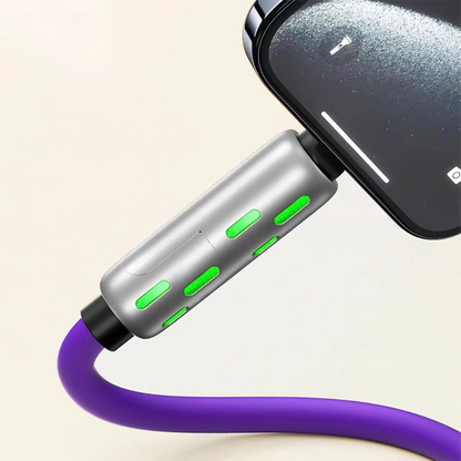 ⏳LAST DAY SALE ONLY ￡5.99!🔥Universal RGB 4-in-1 Fast Charging Cable