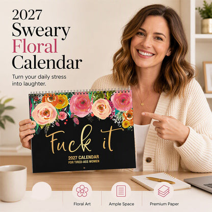 ⏳LAST DAY SALE ONLY ￡6.99!!🌿Bold 2027 Floral Planner