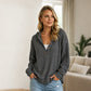 🔥LAST DAY SALE ONLY ￡15.99!!🔥Women's Long Sleeve Casual Hoodie Top 👕 A Cosy Throw-On for Chilly Mornings & Laid-Back Days ✨