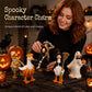 ⏳LAST DAY SALE ONLY ￡11.99!🔥Spooky Duck Set🎃🦇 Hand-Painted, 5 Characters, Weather-Resistant