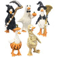 ⏳LAST DAY SALE ONLY ￡11.99!🔥Spooky Duck Set🎃🦇 Hand-Painted, 5 Characters, Weather-Resistant