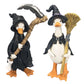 ⏳LAST DAY SALE ONLY ￡11.99!🔥Spooky Duck Set🎃🦇 Hand-Painted, 5 Characters, Weather-Resistant