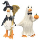 ⏳LAST DAY SALE ONLY ￡11.99!🔥Spooky Duck Set🎃🦇 Hand-Painted, 5 Characters, Weather-Resistant