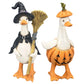 ⏳LAST DAY SALE ONLY ￡11.99!🔥Spooky Duck Set🎃🦇 Hand-Painted, 5 Characters, Weather-Resistant