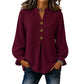 🔥LAST DAY SALE ONLY ￡12.99!!🔥Women's Elegant V-Neck Ruffle Sleeve Blouse