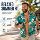 🤣🌴 The Shirt That Gets Everyone Laughing! Men's 3D Muscle Print Hawaiian Shirt | Fun Summer Party Outfit